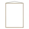 Moebe ekram 50x70 cm, Transparent, Wood, Black