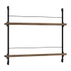 Moebe tidningsställ, Smoked oak-black