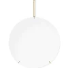 Moebe wall mirror Ø 70 cm, Mässing