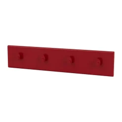 Montana Coat Racks klädhängare 4 krokar, Beetroot