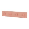 Montana Coat Racks klädhängare 4 krokar, Rhubarb
