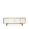 Moodi 180 sideboard, vit/ek, ekstomme
