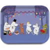 Moomin Dancing bricka, Blå