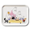 Moomin Teaparty bricka, vit