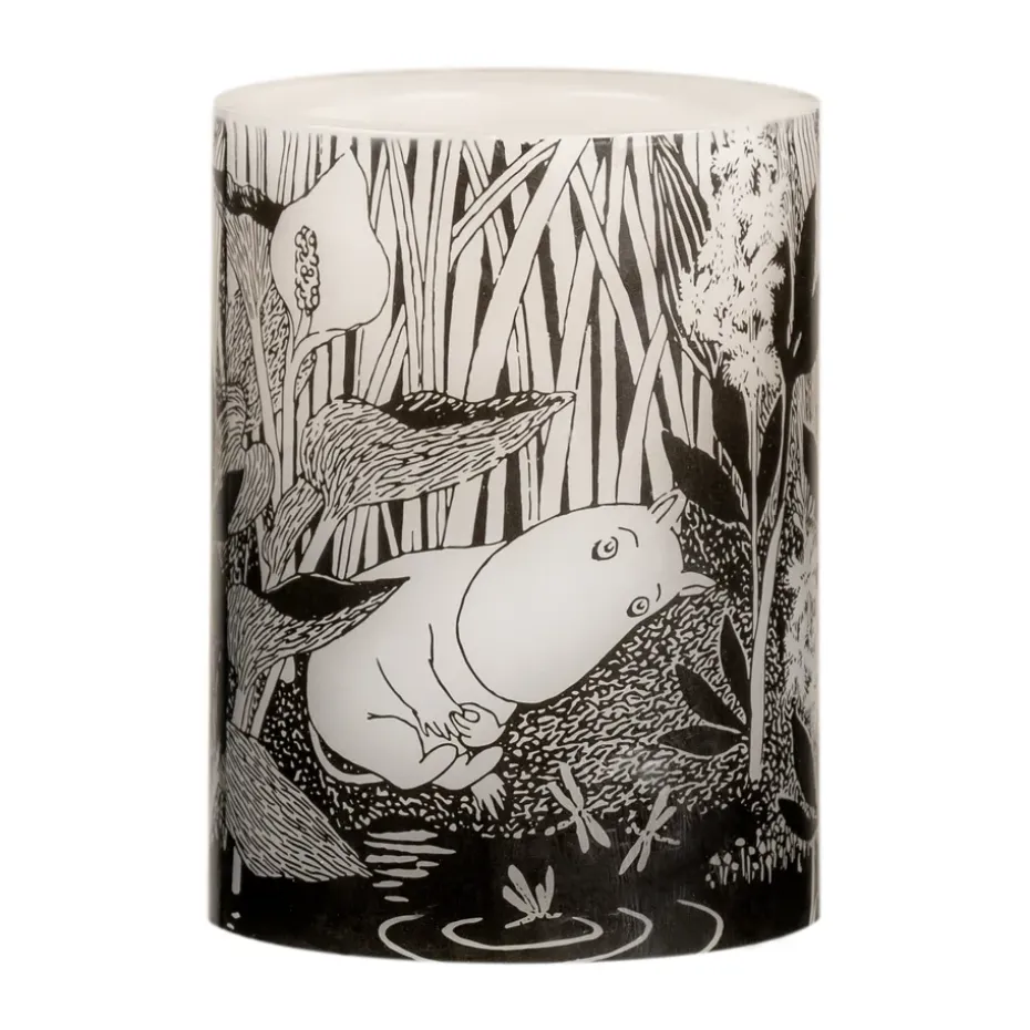 Mumin blockljus LED 10 cm, The pond
