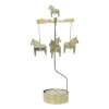 Änglaspel dalahäst stort 25 cm, Guld