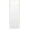 Nimbus spegel rektangulär, Polished brass