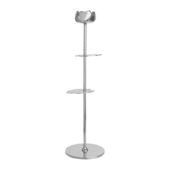 Ninfea Alta ljusstake 40 cm, Förnicklad mässing