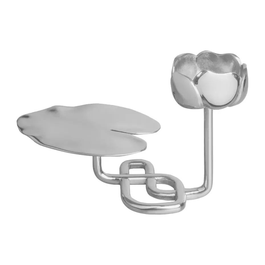 Ninfea No.1 ljusstake, Förnicklad mässing