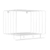Nod hatthylla 45 cm, White