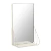 Nod spegel med hylla 30x50 cm, Beige