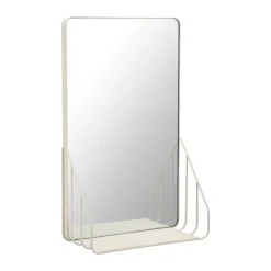 Nod spegel med hylla 30x50 cm, Beige