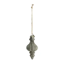 Norille julhänge 12 cm, Mörkgrå