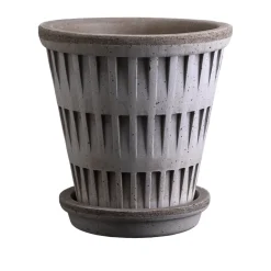 Pantheon raw kruka, Grey, Ø21 cm