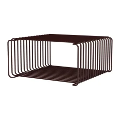 Panton Wire Half Height hylla 34,8x17,2x34,8 cm, Black red