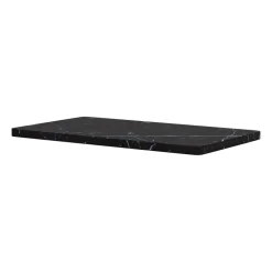 Panton Wire toppskiva 18,8x34,8 cm, Black marble