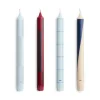 Pattern ljus mix 4-pack, Blues-bordeaux