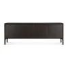 PI Sideboard, Teak dark brown, 4 dörrar