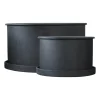 Plant bowl kruka 2-pack, Black
