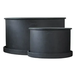 Plant bowl kruka 2-pack, Black