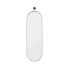 Poise oval spegel, svart