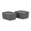 Pulp förvaringsbox 23x32 cm 2-pack, Black