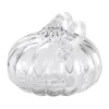 Pumpkin dekoration 10 cm, Clear