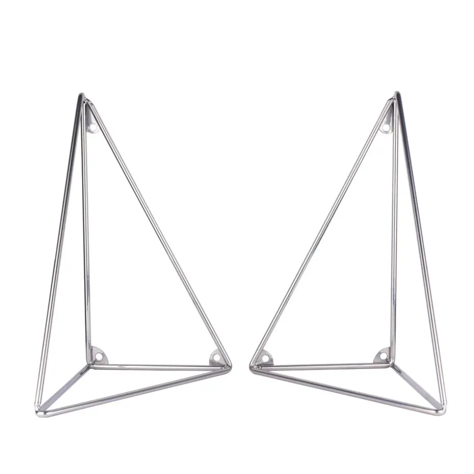 Pythagoras Brackets 2-pack, krom
