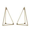 Pythagoras Brackets 2-pack, mässing
