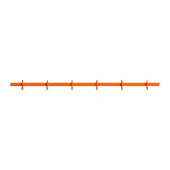 Relief kroklist medium 82 cm, Orange
