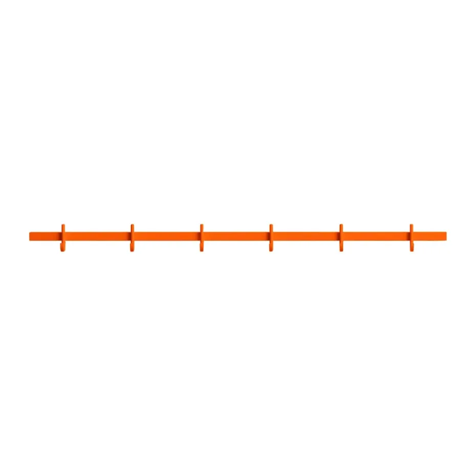 Relief kroklist medium 82 cm, Orange