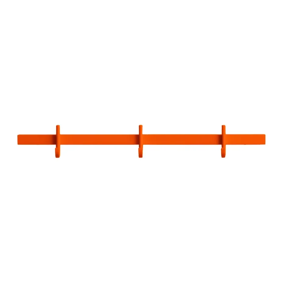 Relief kroklist small 41 cm, Orange