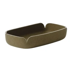 Restore bricka 15,5x28 cm, Brown green