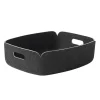 Restore tray förvaringskorg låg, Black melange (svart)