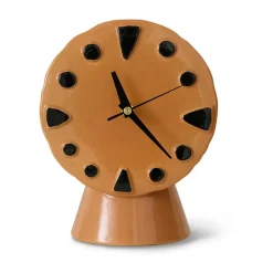 Retro keramikklocka 20,8 cm, Peach