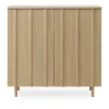 Rib skåp 96x98,5 cm, Oak
