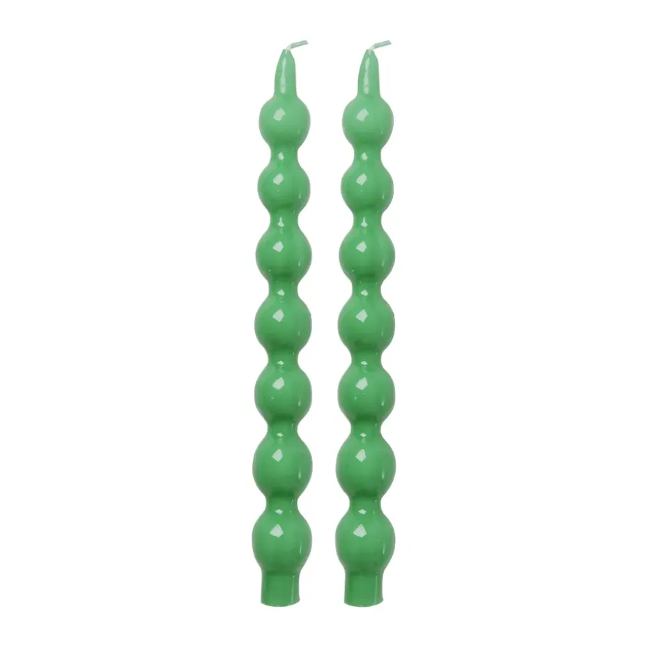 Rice ljus 30,2 cm 2-pack, Green