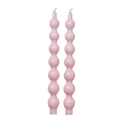 Rice ljus 30,2 cm 2-pack, Soft pink