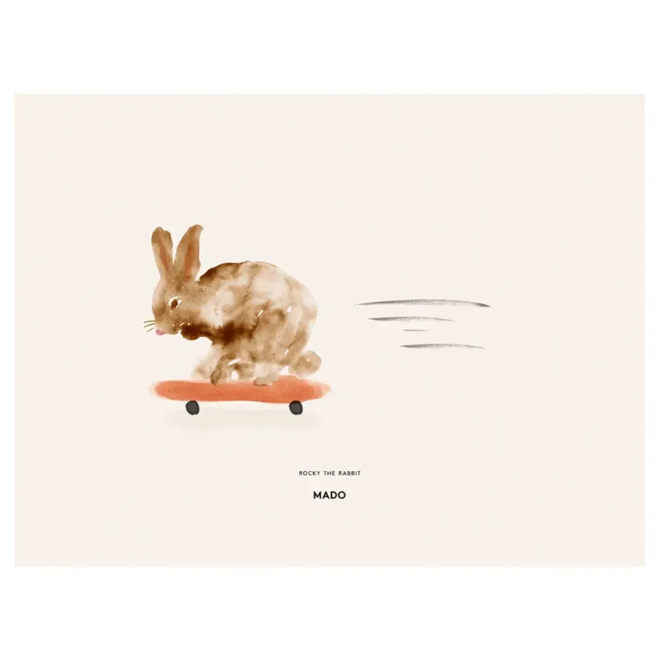 Rocky the Rabbit poster, 30x40 cm