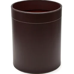 Ørskov papperskorg läder, Chocolate