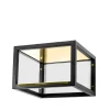 Scherlin hallhylla 11 Mini, svart/mässing