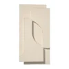 Serif Relief väggdekoration S, Off white