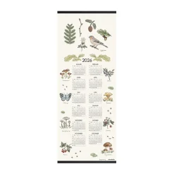 Skogsvandring kalender 2026, 35x90 cm