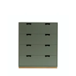 Snö A byrå, green khaki, eksockel