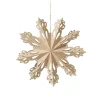 Snowflake juldekoration natural, Ø30 cm