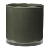 Solai hurricane ljuslykta, Dark Green, Ø10 cm