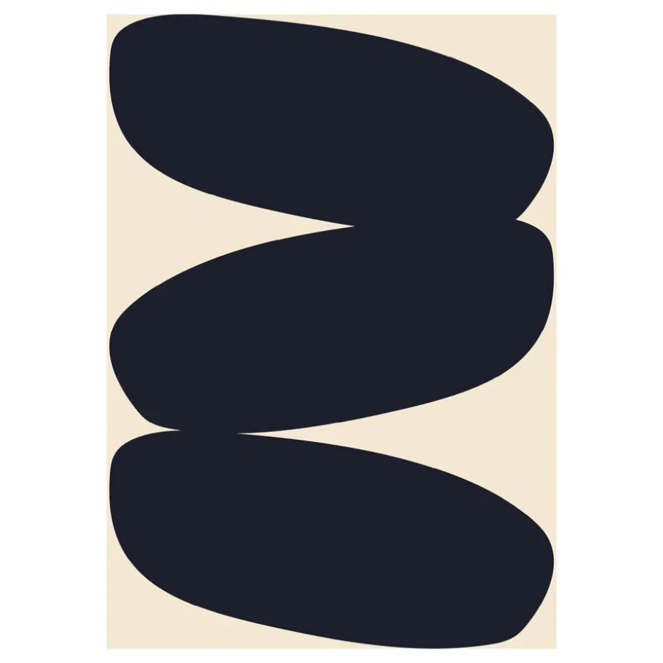 Solid Shapes 01 poster, 50x70 cm