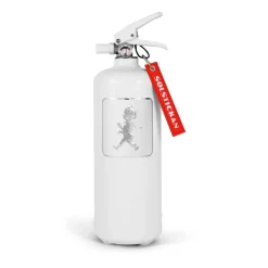 Solstickan brandsläckare 2 kg, Vit-silver