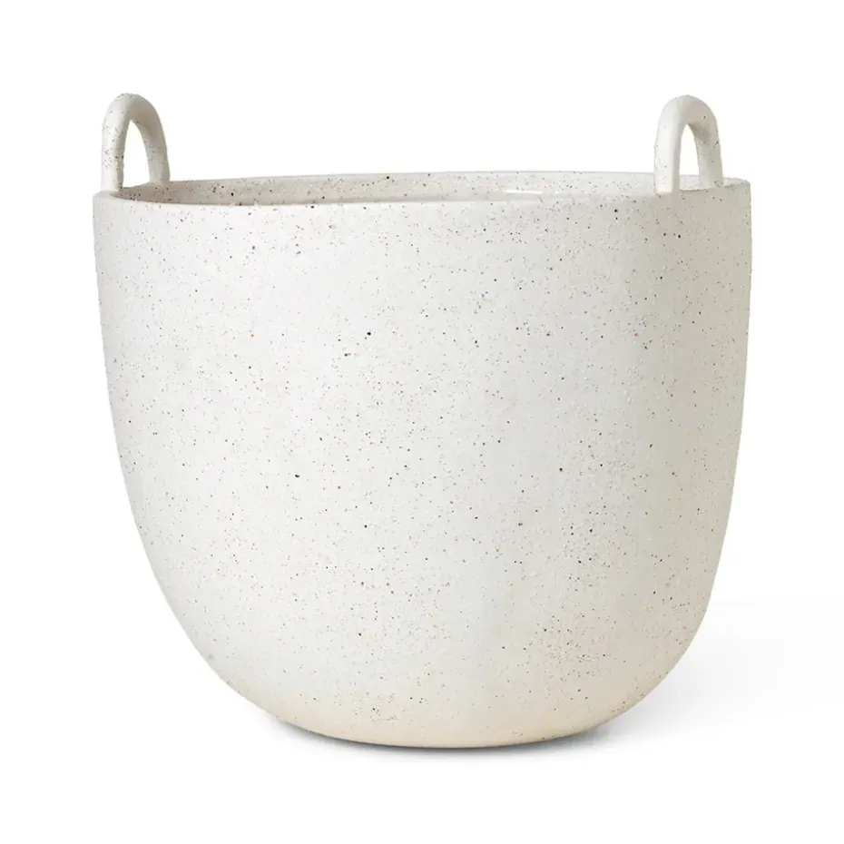 Speckle kruka Ø30 cm, Off white