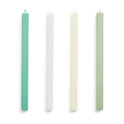 Square Candle ljus mix 4-pack, Pastel